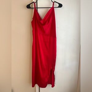 Red Slip Dress